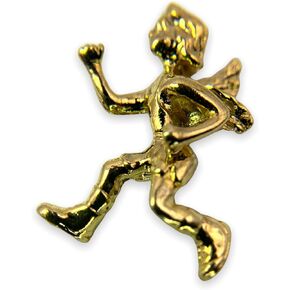 StockPins Running Guardian Angel Lapel Pin - Small Gold Running Angel Lapel Pin Perfect For Good Luck and To Watch Over You as your Run or Jog - Makes a Great Running Gift