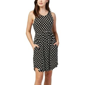 DEVOPS Women's Casual T Shirt Short Sleeve Daily Short Mini Swing Dress with Pockets