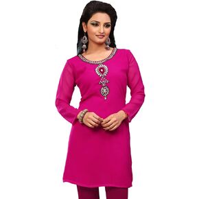 Maple Clothing Designer India Tunic Top Women's Indian Kurti Party Dress Blouse