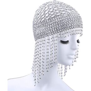 عصابة رأس للرقص الشرقي كليوباترا غريبة مصنوعة يدويًا من BLUEBUBBLE مطرزة بالخرز للفتيات in Kuwait