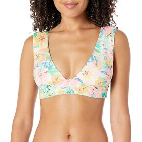 Billabong Women's Standard Sweet Tropics Reversible Plunge Bikini Top