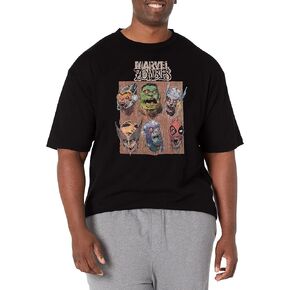 Marvel Big & Tall Classic Boxed Zombies Men's Tops Short Sleeve Tee Shirt