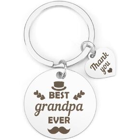 Grandpa Gifts, Grandpa Keychain from Grandson Granddaughter, Grandpa Christmas Gifts Grandpa Gifts from Grandchildren, Grandpa Keyring Grandpa Gifts Ideas, Grandpa Birthday Presents from Grandkids