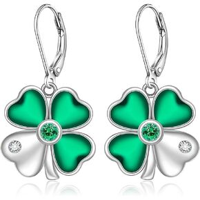 Hummingbird Cardinal Flamingo Sea Turtle Pineapple Snowflake ST Patricks Day Shamrock Easter Bunny Earrings for Women Sterling Silver Christmas Gifts