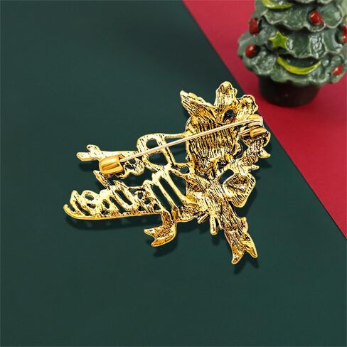 Elegant Flower Best Mother Brooch Pin for Women Girls Mom Fashion Red Blue Rose Green Leaf Bowknot Ribbon Badge Brooches Lapel Pins Cute Dress Accessories Mother's Day Birthday Christmas Jewelry for Mommy Wife in Saudi Arabia