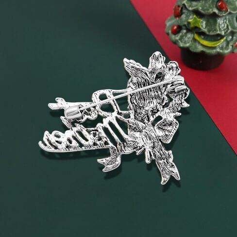 Elegant Flower Best Mother Brooch Pin for Women Girls Mom Fashion Red Blue Rose Green Leaf Bowknot Ribbon Badge Brooches Lapel Pins Cute Dress Accessories Mother's Day Birthday Christmas Jewelry for Mommy Wife in Saudi Arabia
