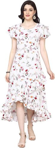 Oomph! Women's Crepe Wrap Maxi Dress in Saudi Arabia