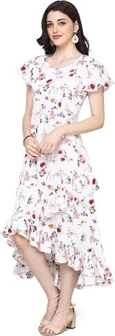 Oomph! Women's Crepe Wrap Maxi Dress in Saudi Arabia