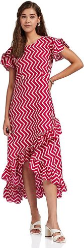Oomph! Women's Crepe Wrap Maxi Dress in Saudi Arabia