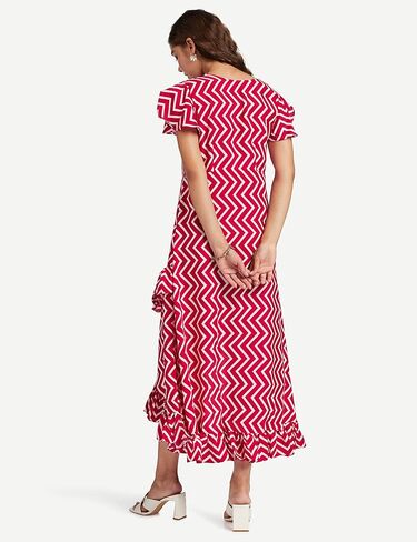 Oomph! Women's Crepe Wrap Maxi Dress in Saudi Arabia