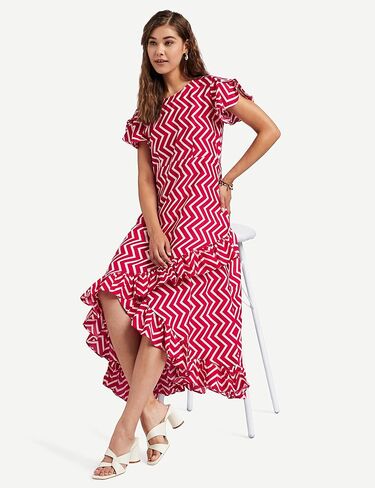 Oomph! Women's Crepe Wrap Maxi Dress in Saudi Arabia