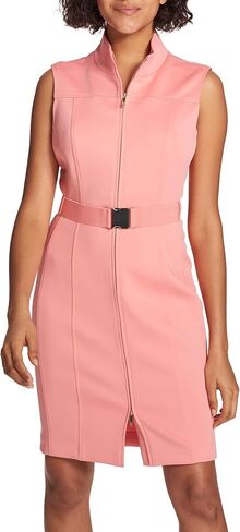 Tommy Hilfiger Women's Classic Scuba Zip Up Dress in Saudi Arabia