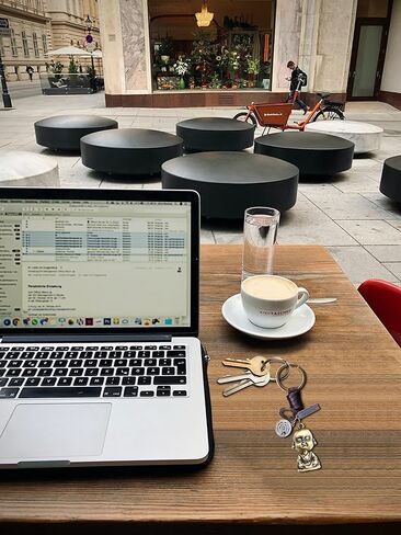 AuPra Buddha Statue KeyChain Gift Women & Men Leather KeyRing Home Car Keys Holder Ladies Guardian Present in Kuwait