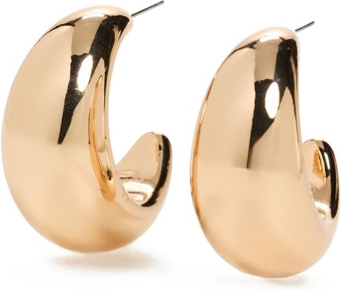 أقراط كينيث جاي لين النسائية ذات الشكل الذهبي in Kuwait