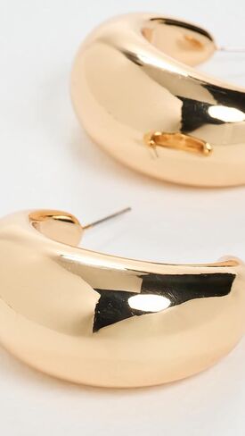 أقراط كينيث جاي لين النسائية ذات الشكل الذهبي in Kuwait