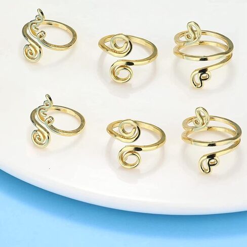 مجموعة خواتم اصابع القدم الذهبية القابلة للتعديل من 3 قطع من هاسيولهادا، تصميم مفتوح فريد من نوعه، خواتم اصابع القدم مطلية بالذهب للنساء، خواتم اصبع القدم الصيفية للشاطئ، مجوهرات القدم لأصابع قدميك، in Kuwait