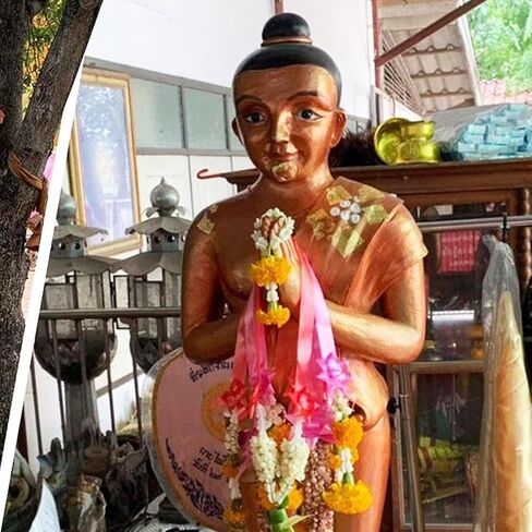 تميمة تايلاندية اي خاي كومان ثونغ سوداء سيام قلادة بوذية للنساء والرجال دلايات المال التايلاندية الشهيرة السحر المبارك البوذيين المباركين كيفية جذب الثروة قلادة جذب المال، غامبل in Kuwait