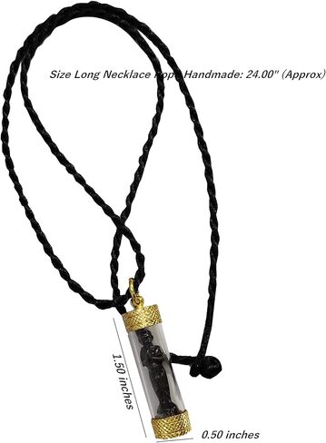 تميمة تايلاندية اي خاي كومان ثونغ سوداء سيام قلادة بوذية للنساء والرجال دلايات المال التايلاندية الشهيرة السحر المبارك البوذيين المباركين كيفية جذب الثروة قلادة جذب المال، غامبل in Kuwait