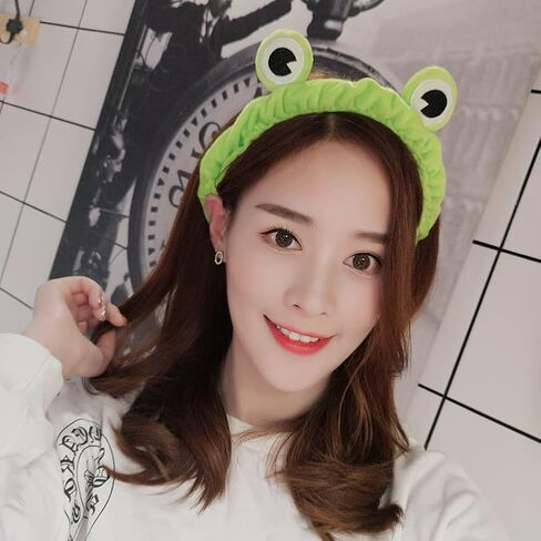Makeup Headband, Frog Eye Elastic Headband Cute Frog Headband for Face Washing, Hair Band For washing Face,Face Washing Headband in Saudi Arabia