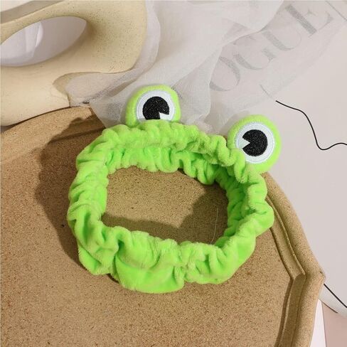 Makeup Headband, Frog Eye Elastic Headband Cute Frog Headband for Face Washing, Hair Band For washing Face,Face Washing Headband in Saudi Arabia