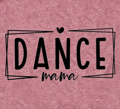 يي شيانغ ران قمصان رقص ماما للنساء، تي شيرت مطبوع عليه حروف ماما للرقص، تي شيرت كاجوال باكمام قصيرة in Kuwait