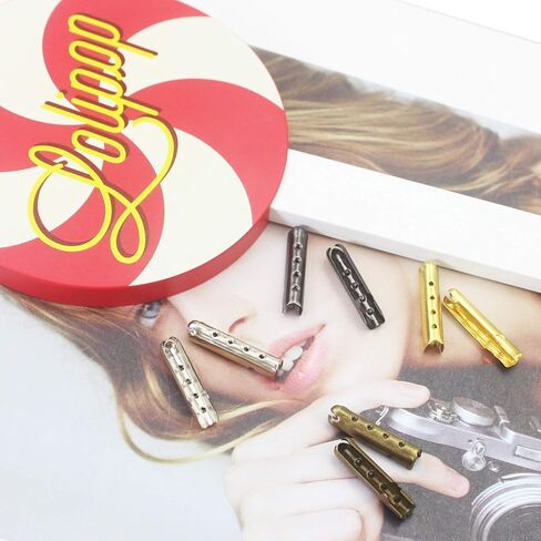 200 قطعة من لاك كيم، مصنوعة من 3 فتحات لرباط حذاء إصلاح، استبدال أطراف دانتيل الحذاء، 423 مم، 4 ألوان in Kuwait