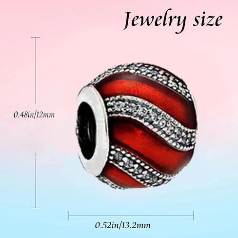 925 فضة الخرز سحر لأساور باندورا سحر، هدايا مجوهرات سيدة وفتاة DIY. in Kuwait