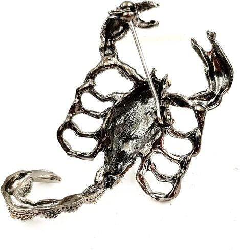 دبوس بروش من CYPINA Dangerous Vintage AB Accent الملونة كريستال العقرب دبوس يتوهم الجسم للجنسين مجوهرات, كريستال, كريستال in Kuwait