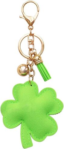 Rosemarie Collections Women's Whimsical Crystal Covered Sparkling Plush Key Ring With Tassel Keychain Car Fob Handbag Charm in Saudi Arabia
