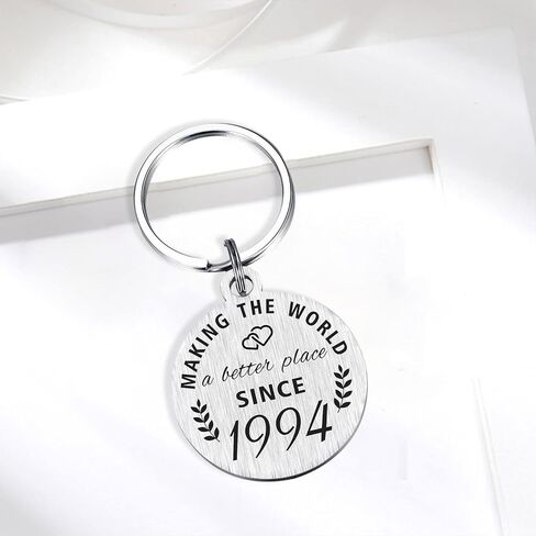 هدايا عيد الميلاد الثلاثين من ABNTY للنساء والرجال، سلسلة مفاتيح عيد ميلاد عمرها 30 عامًا، هدايا مواليد 1994، زينة عيد ميلاد 1994 in Kuwait