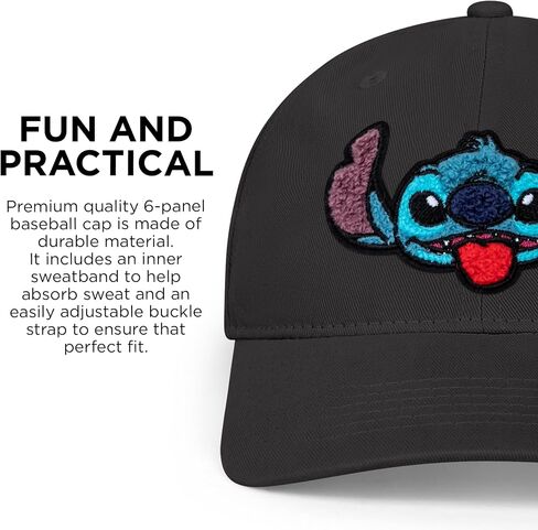 Disney Adult Baseball Cap, Lilo & Stitch Adjustable Dad Hat in Saudi Arabia