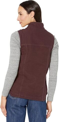 Carhartt Women's Relaxed Fit Washed Duck Sherpa-Lined Mock-Neck Vest in Saudi Arabia