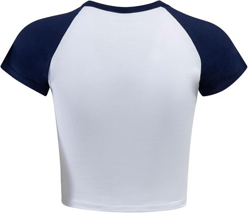 Hype & Vice Homerun Tee for Women - University of Michigan Tank Top for Women, Crop T-Shirt, College Shirts for Game Days in Saudi Arabia