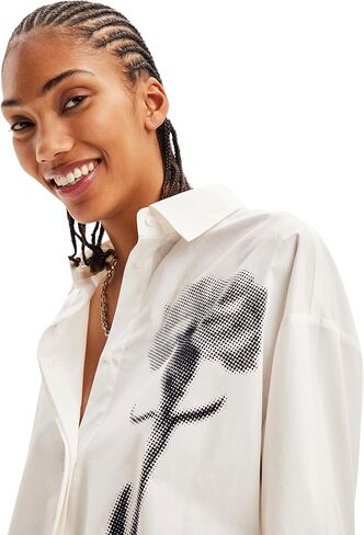 Desigual Women's Woman Woven Shirt Long Sleeve in Saudi Arabia