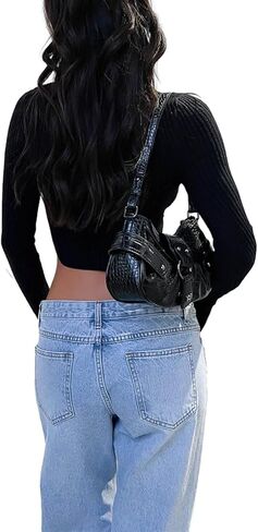 Women Long Sleeve Twist Sweetheart Knit Crop Top Asymmetrical Hem Slim Fit Pullover Sweater Top in Kuwait