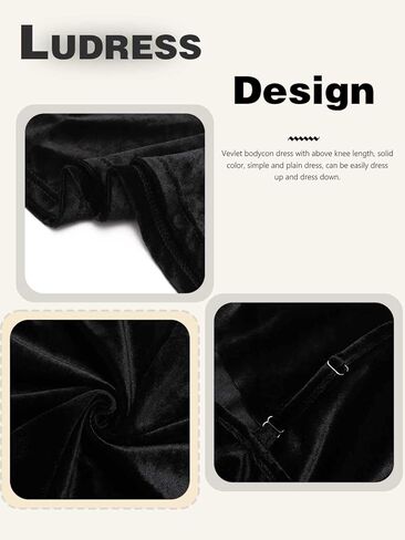 فستان مخملي بدون أكمام ورقبة واسعة وحزام سباغيتي فستان كوكتيل أنيق قصير فستان مثير للحفلات in Kuwait