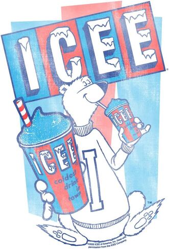 تي شيرت رجالي بدون أكمام ICEE باهت اللون من Tee Luv - قميص بدون أكمام على شكل الدب القطبي من ICEE القديم in Saudi Arabia