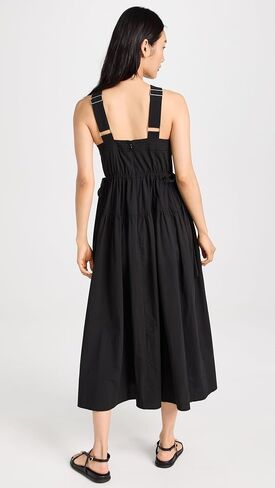Madewell Women's Poplin Halter Tiered Midi Dress in Saudi Arabia