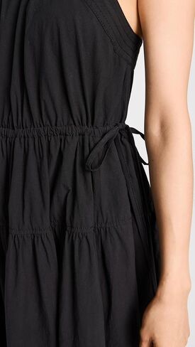 Madewell Women's Poplin Halter Tiered Midi Dress in Saudi Arabia
