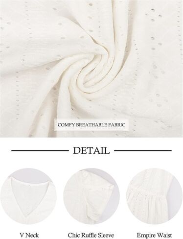 تي شيرت للنساء بأكمام بتلات ورقبة على شكل حرف V بيبي دول وبلوزة علوية فضفاضة غير رسمية in Kuwait