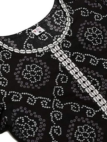 ياش جاليري طقم كورتا بالازو مخطط بنقشة الزهور من القطن للنساء in Kuwait