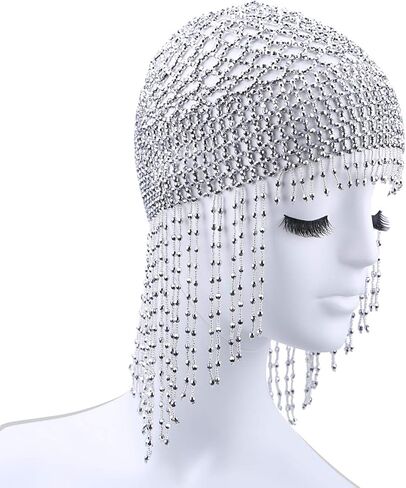 عصابة رأس للرقص الشرقي كليوباترا غريبة مصنوعة يدويًا من BLUEBUBBLE مطرزة بالخرز للفتيات in Kuwait