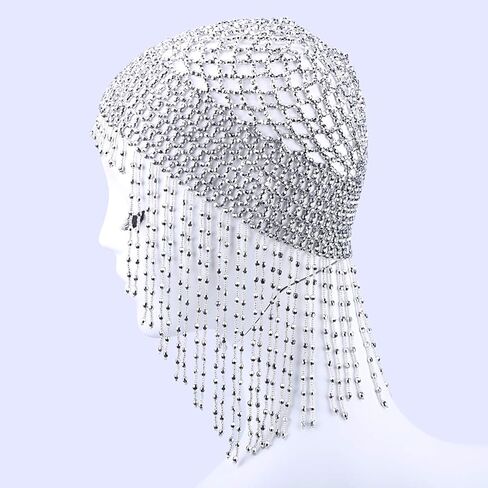 عصابة رأس للرقص الشرقي كليوباترا غريبة مصنوعة يدويًا من BLUEBUBBLE مطرزة بالخرز للفتيات in Kuwait