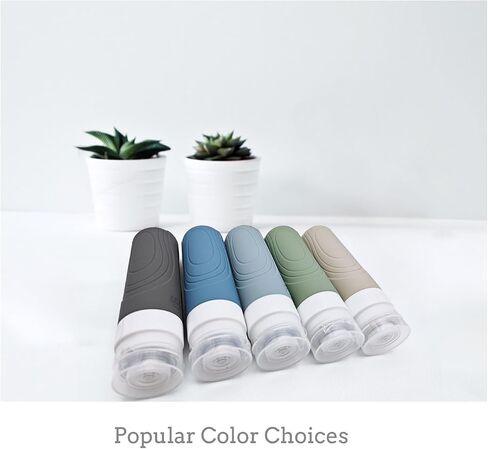 Travel Bottles for Toiletries, 5 Pcs Tsa Approved Toiletry Bottles Travel Size Bottles, 3oz Silicone Travel Size Containers, Leak Proof Shampoo and Conditioner Bottles Travel Accessories in Saudi Arabia