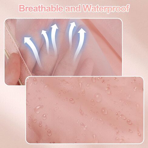 حقيبة مكياج للسفر من eWonLife، حقيبة أدوات الزينة للسفر للنساء، حقيبة مستحضرات التجميل 4 في 1 محمولة بسعة كبيرة، حقيبة مكياج قابلة للفصل، منظم مكياج مقاوم للماء وجيد التهوية (وردي) in Kuwait