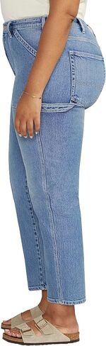 Silver Jeans Co. Women's Plus Size Carpenter High Rise Straight Leg Pant in Saudi Arabia