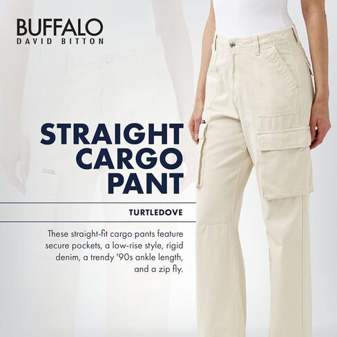 Buffalo David Bitton Women's Straight Cargo in Kuwait
