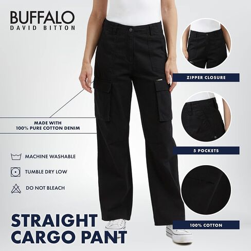 Buffalo David Bitton Women's Straight Cargo in Saudi Arabia