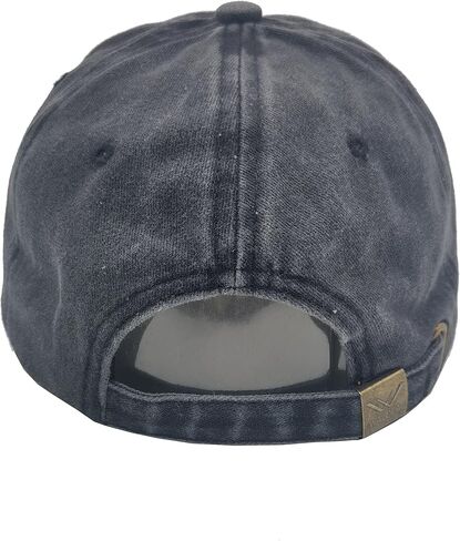 Embroidered Happy Camper Baseball Cap Distressed Dad Hat for Men Women in Kuwait