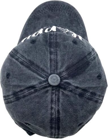 Embroidered Happy Camper Baseball Cap Distressed Dad Hat for Men Women in Kuwait